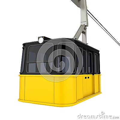 Gondola Lift Cable Car Isolated Stock Photo