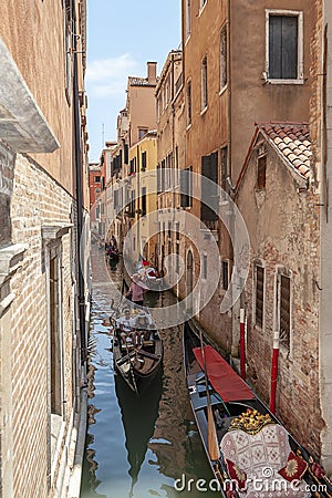 Gondola Tour Venice, Italy Editorial Stock Photo