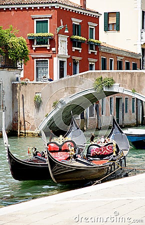 Gondola in venice Stock Photo