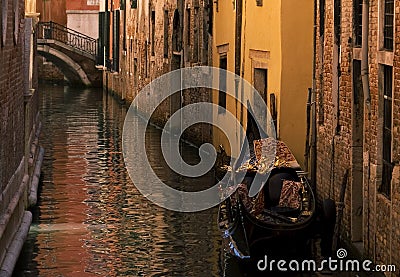 Gondola in Venice,Italy Stock Photo