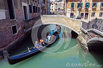 Gondola in Venice Editorial Stock Photo