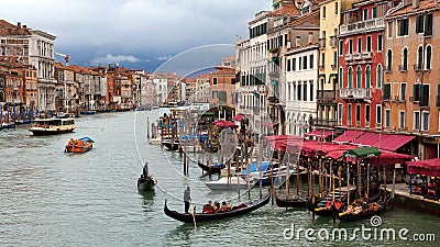 Gondola Venice Editorial Stock Photo