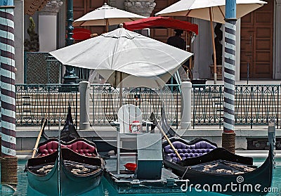 Gondolas In Las Vegas Editorial Stock Photo