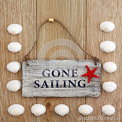 Gone Sailing Stock Photo