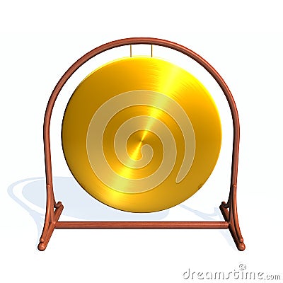 Gong Stock Photo