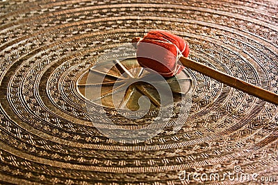 Gong Stock Photo