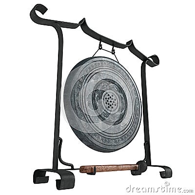 Gong Stock Photo