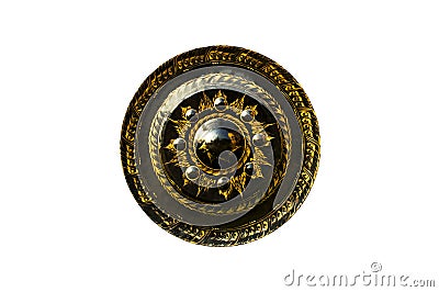 Gong with painting Stock Photo