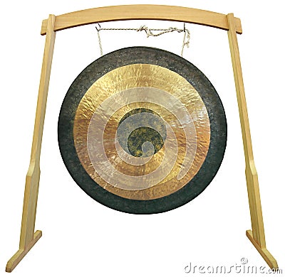 Gong Stock Photo