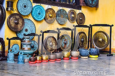 Gong Vietnam in Hoi An Stock Photo