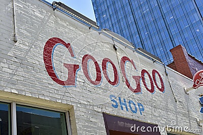 Goo Goo Clusters Shop, Nashville, Tennessee Editorial Stock Photo