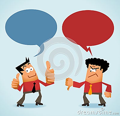 Good and Bad Review Vector Illustration