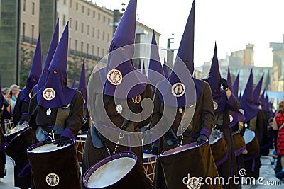 Good Friday procession, Spain Editorial Stock Photo