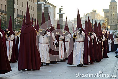 Good Friday procession, Spain Editorial Stock Photo