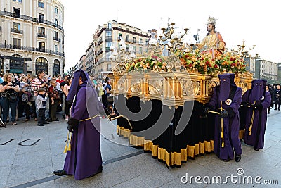 Good Friday procession, Spain Editorial Stock Photo