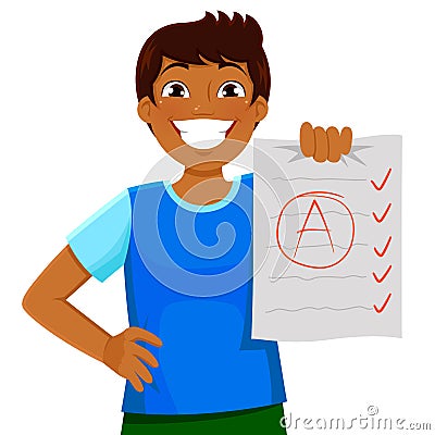 Good grades Vector Illustration