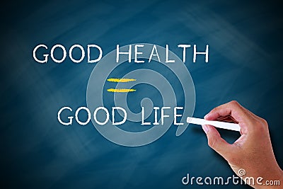 Good health good life Stock Photo