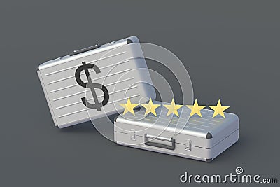 Good investment attractiveness concept. Bank review. Credit rating. Popularity of the currency Stock Photo