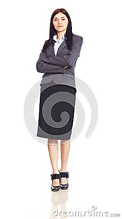 Good looking business girl Stock Photo