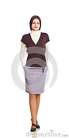 Good looking business girl Stock Photo