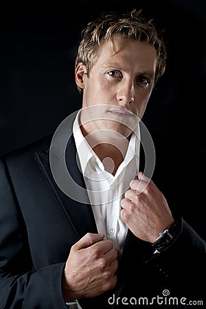 Good looking business type male Stock Photo
