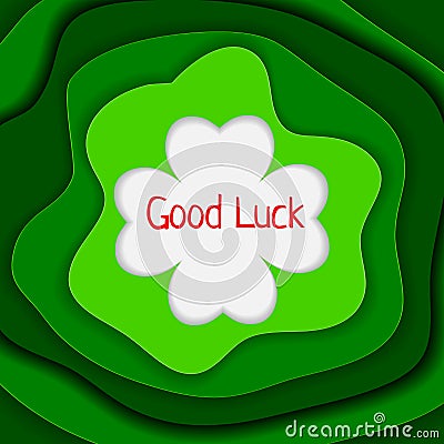 Good Luck Background Vector Illustration Vector Illustration