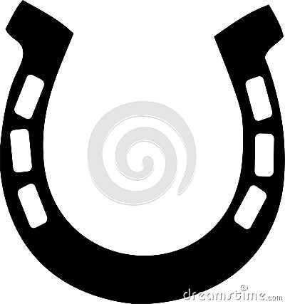 Good Luck Horse Shoe Stock Photo