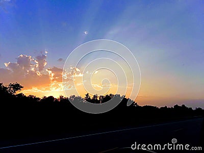 Good morning sunshine! Gorgeous Sunrise Stock Photo