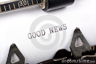 Good News Stock Photo