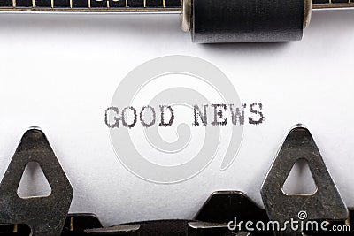 Good News Stock Photo