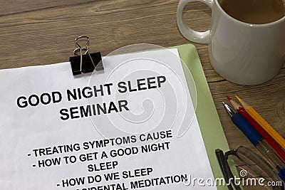 Good night sleep Stock Photo