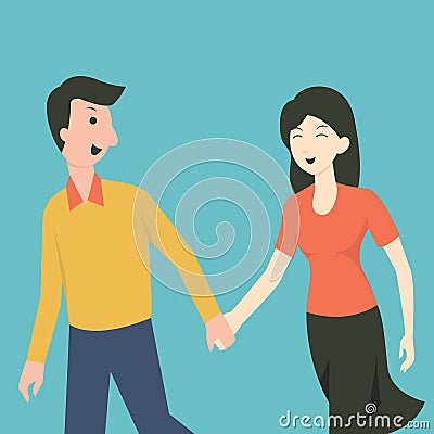 Good relationship Vector Illustration