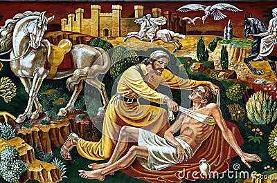 The Good Samaritan Stock Photo