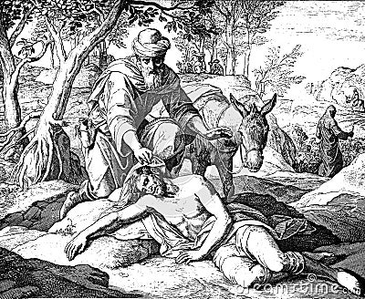 The Good Samaritan Stock Photo