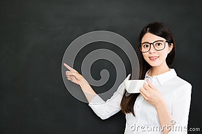 good teacher may sometimes change a delinquent into a solid citizen Stock Photo