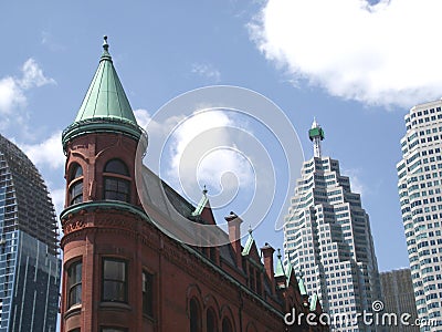 Gooderham Building in Toronto, Ontario, Canada Stock Photo
