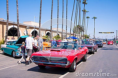Goodguys car show 2015 in Del Mar, California Editorial Stock Photo