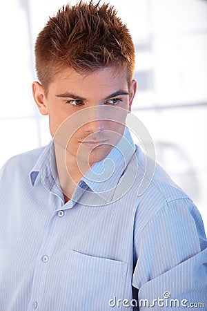 Goodlooking young man in shirt Stock Photo