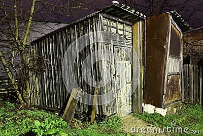 goods shed Stock Photo