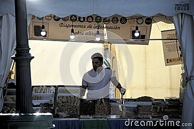 Goods in a street market of Granada, spain 5 Editorial Stock Photo