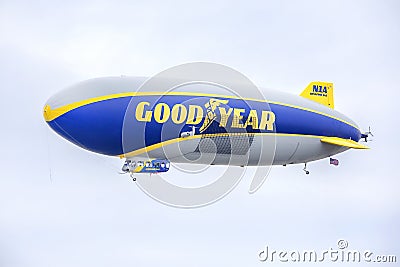 Goodyear Blimp Editorial Stock Photo