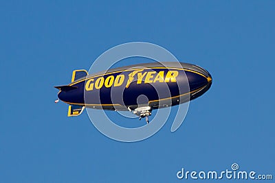 Goodyear blimp Editorial Stock Photo