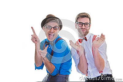 Goofy business men Stock Photo