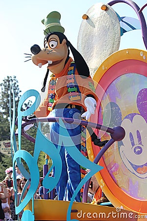 Goofy from Disneyland California Editorial Stock Photo