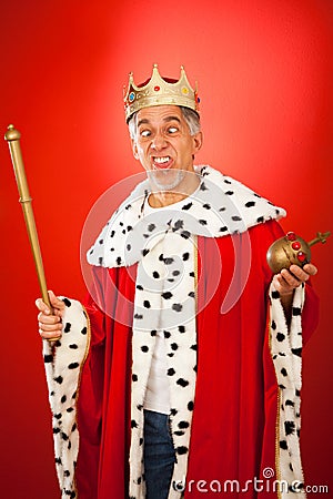 Goofy King Stock Photo