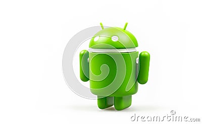 Google Android figure-symbol Editorial Stock Photo