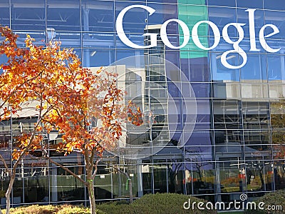 Google Corporate Headquarters Editorial Stock Photo