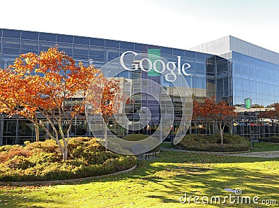 Google Corporate Headquarters Editorial Stock Photo