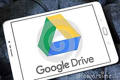 Google Drive logo Editorial Stock Photo