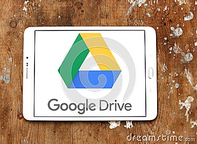 Google Drive logo Editorial Stock Photo